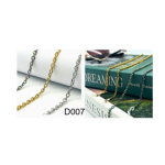 Stainless Steel Chain-Gold D007-SS